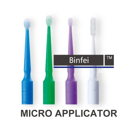 CE 100PCS Salon Applicator Dental Applicator Dental Micro Brush Applicator