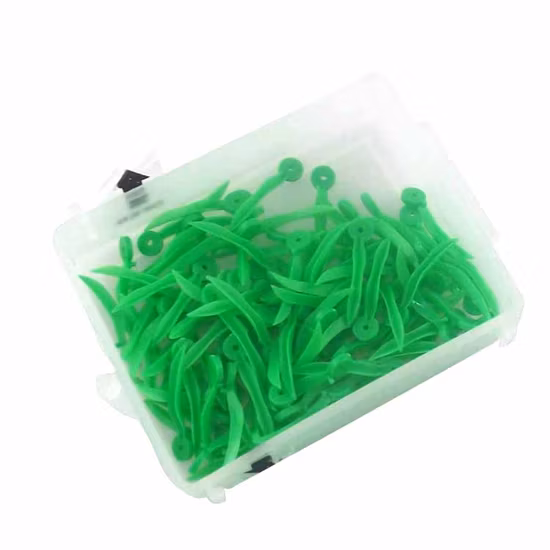 All 4 Sizes Dental Disposable Plastic Wave Poly Wedge with Holes