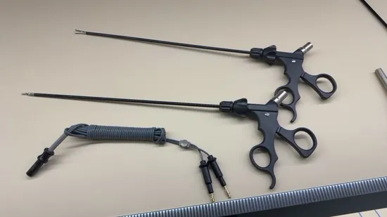 Surgical Laparoscopic Dual Action Bipolar Coagulating Maryland Forceps