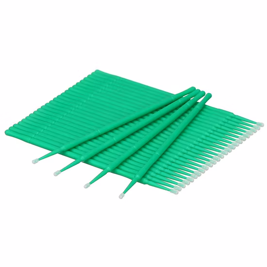 Green Dental Micro Brush Eyelash Extension Disposable Microbrush Applicator
