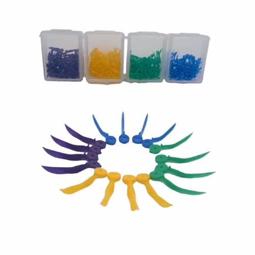 Orthodontic Dental Wedge Disposable Plastic Dental Teeth Wedges with Hole